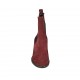 Stivaletto da donna a coda di rondine con elastici in camoscio bordeaux tacco 6 - Misure disponibili: 32, 42, 43, 45