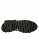 Stivaletto da donna con elastici in camoscio marrone tacco 3 - Misure disponibili: 32, 34, 42, 43, 44, 45