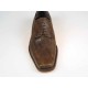 Scarpa derby stringata da uomo in pelle vintage marrone - Misure disponibili: 50