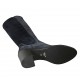 Bottes hautes pour femmes en daim et matériau élastique bleu talon 6 - Pointures disponibles:  33, 34, 42, 43, 44, 46, 47