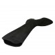 Woman's pointy boot with zipper in black suede heel 4