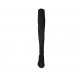 Stivale sopra al ginocchio da donna in camoscio ed elasticizzato nero tacco 6 - Misure disponibili: 32, 34, 42, 43