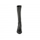 Botas puntiagudas para mujer con cremallera en piel negra tacon 4 - Tallas disponibles:  32, 33, 34, 42, 43, 44, 45, 46