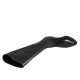 Stivale a punta da donna con cerniera in pelle nera tacco 4 - Misure disponibili: 32, 33, 34, 42, 43, 44, 45, 46