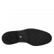 Mocassin pour femmes avec franges et glands en cuir vert foncé et cuir verni noir talon 3 - Pointures disponibles:  42, 43