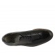 Zapato derby con cordones para mujer en charol imprimido negro tacon 3 - Tallas disponibles:  42, 43, 44, 45