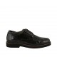 Chaussure derby pour femmes à lacets en cuir verni imprimé bronze talon 3 - Pointures disponibles:  42, 43, 44, 45