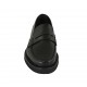 Man's classic loafer in black leather