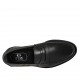 Man's classic loafer in black leather - Available sizes:  36, 37, 38, 46, 47, 48, 49, 50
