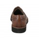 Herrenderbyschuh mit Broguemuster und Schnürsenkeln aus hellbraunem Leder - Verfügbare Größen:  36, 37, 38, 46, 47, 48, 50