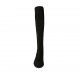 Woman's boot in black suede and elastic material heel 3