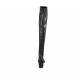 Stivale sopra al ginocchio da donna in pelle ed elasticizzato nero tacco 6 - Misure disponibili: 32, 33, 34, 42, 43, 46
