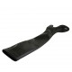Stivale sopra al ginocchio da donna in pelle ed elasticizzato nero tacco 6 - Misure disponibili: 32, 33, 34, 42, 43, 46
