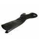 Stivale al ginocchio da donna in pelle ed elasticizzato nero tacco 6 - Misure disponibili: 32, 33, 34, 42, 44, 45