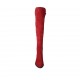 Stivale alto a punta da donna in camoscio ed elasticizzato rosso tacco 4 - Misure disponibili: 42, 43