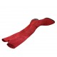 Bottes haute à bout pointu pour femmes en daim et matériau élastique rouge talon 4 - Pointures disponibles:  42, 43