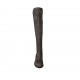 Bottes pour femmes en daim et matériau élastique gris talon 3 - Pointures disponibles:  42, 43, 44, 46, 47