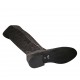 Bottes pour femmes en daim et matériau élastique gris talon 3 - Pointures disponibles:  42, 43, 44, 46, 47