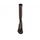 Botas para mujer en piel marron con cremallera tacon 6 - Tallas disponibles:  32, 33, 34, 42, 43, 44