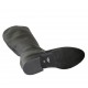 Stivale classico da donna con cerniera in pelle nera tacco 3 - Misure disponibili: 33, 42, 43, 45, 46