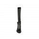 Stivale da donna con cerniera e fibbie in pelle nera tacco 6 - Misure disponibili: 32, 33, 34, 42, 43, 44