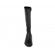 Stivale da donna con cerniera in pelle e pelle stampata nera tacco 3 - Misure disponibili: 34, 42, 43, 44, 46