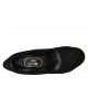 Woman's pump in black suede with platform and heel 11 - Available sizes:  31, 32, 33, 34, 42, 46