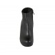 Stivaletto da donna con cerniera e plateau in pelle nera con tacco 10 - Misure disponibili: 31, 32, 33, 34, 42
