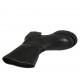 Bottines pour femmes avec boucles en cuir noir talon 4 - Pointures disponibles:  34, 46