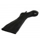 Stivale da donna con plateau e cerniera in pelle nera tacco 11 - Misure disponibili: 33, 42, 43