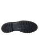 Mocasín para mujer con flecos y tachuelas en piel negra tacon 3 - Tallas disponibles:  42, 43, 44