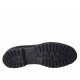 Zapato derby para mujer con cordones y punta de ala en charol negro y gamuza laminada imprimida bronce tacon 3 - Tallas disponibles:  42, 43, 44, 45