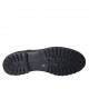 Zapato con cremallera, punta de ala y elasticos para mujer en charol negro tacon 3 - Tallas disponibles:  42, 43, 44