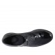 Zapato con cremallera, punta de ala y elasticos para mujer en charol negro tacon 3 - Tallas disponibles:  42, 43, 44