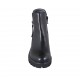 Bottines pour femmes avec fermetures éclair en cuir et daim noir talon 5 - Pointures disponibles:  32, 43, 44, 45