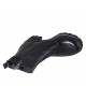 Botin para mujer con cremalleras en piel negra tacon 5 - Tallas disponibles:  34, 43, 44, 45, 46