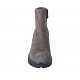 Bottines pour femmes avec boucle et fermeture éclair en cuir nubuck taupe talon 5 - Pointures disponibles:  32, 42, 43, 44, 45, 46