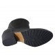 Botin tejano para mujer con cremallera y elastico en piel negra tacon 5 - Tallas disponibles:  32, 33, 34, 42, 43, 46