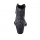 Bottine Texan pour femmes avec fermeture éclair et elastique en cuir imprimé noir et gris talon 5 - Pointures disponibles:  32, 33, 34, 42, 43, 44, 45, 46