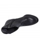 Stivaletto texano da donna con cerniera ed elastico in pelle stampata nera e grigia tacco 5 - Misure disponibili: 32, 33, 34, 42, 43, 44, 45, 46