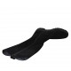 Woman's boot with zipper in black suede heel 3