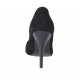 Women's pump shoe in black suede heel 11 - Available sizes:  31, 32, 33, 34, 42, 43, 45, 46, 47