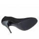 Women's pump shoe in black suede heel 11 - Available sizes:  31, 32, 33, 34, 42, 43, 45, 46, 47