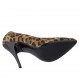 Escarpin à bout pointu pour femmes en daim tacheté talon 11 - Pointures disponibles:  31, 33, 34, 43, 45, 46