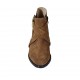 Bottines pour femmes avec elastique, fermeture éclair et boucle en daim marron talon 5 - Pointures disponibles:  32, 33, 34, 42, 43, 44