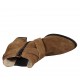 Bottines pour femmes avec elastique, fermeture éclair et boucle en daim marron talon 5 - Pointures disponibles:  32, 33, 34, 42, 43, 44