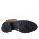 Stivaletto da donna con cerniera, borchie ed elastico in camoscio cuoio tacco 5 - Misure disponibili: 32, 42, 43, 44