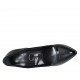 Zapato de salon a punta para mujer en charol negro con tacon 11 - Tallas disponibles:  31, 32, 47