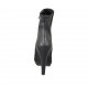 Bottines pour femmes en cuir noir avec fermeture éclair, plateforme et talon 11 - Pointures disponibles:  32, 33, 34, 42, 43