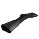 Stivale a punta da donna in pelle e camoscio nero con cerniera tacco 11 - Misure disponibili: 33, 42, 44, 45, 46, 47